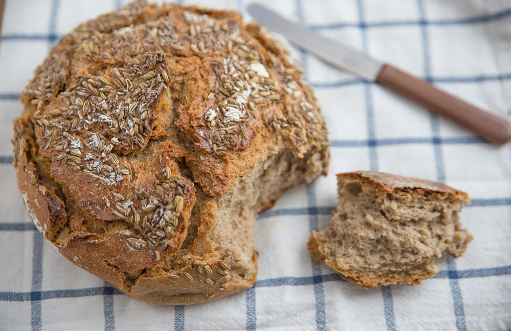 Make sure that the first ingredient in whole-grain products has the word “whole” in it