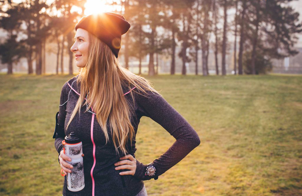 Drink water throughout the day
