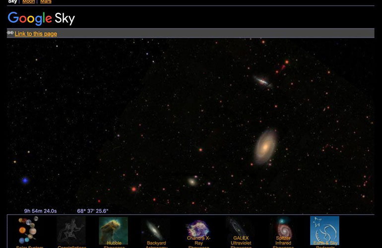 It can help you explore the sky