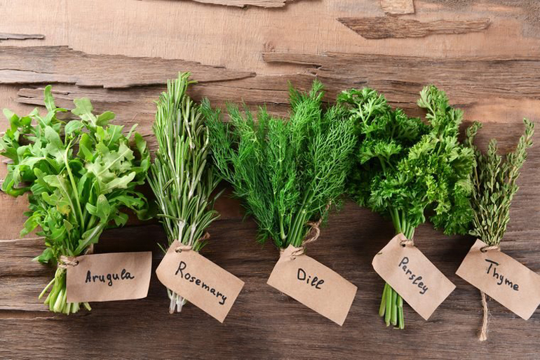 Frozen herbs: One year
