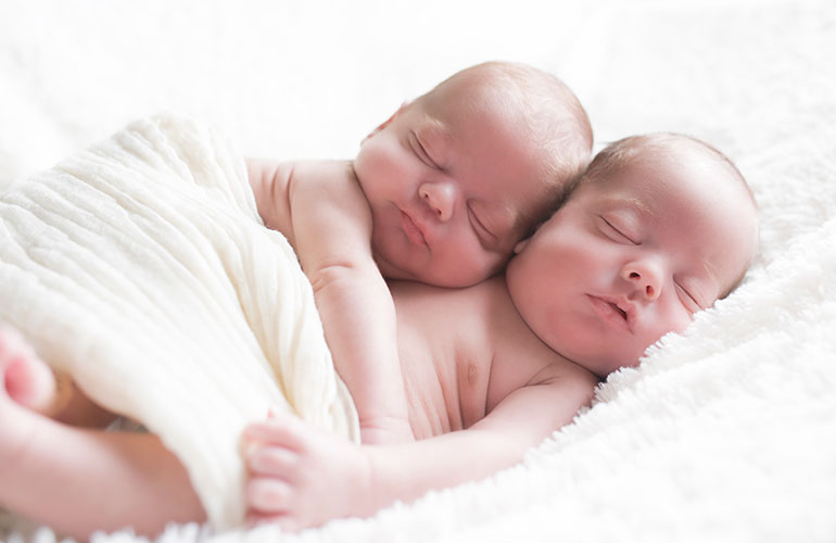 The chance of having twins is much higher than it was 30 years ago