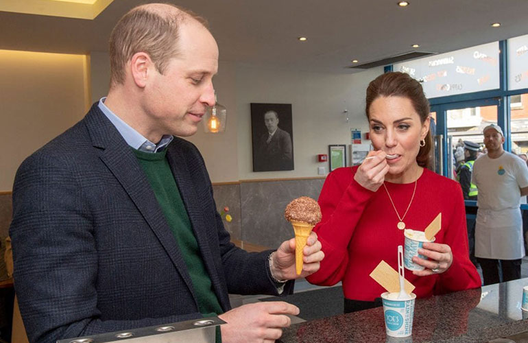 9. The Princess of Wales savours dessert when she has it