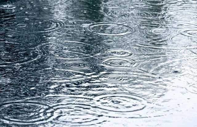Not all raindrops are made of water