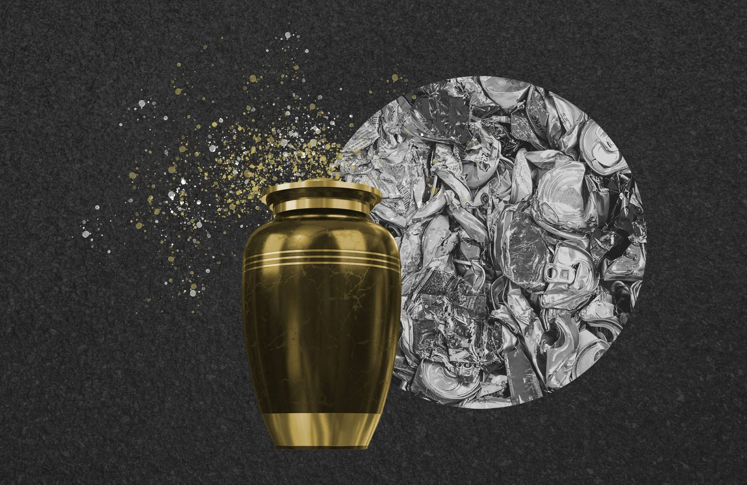 Ashes of the deceased
