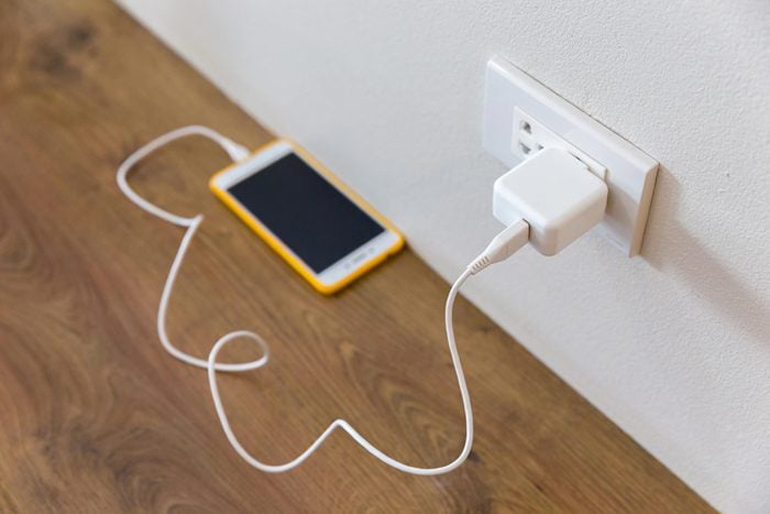 Plugged in