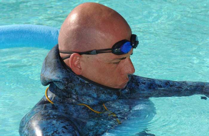 Someone once free dived 253 metres into the ocean