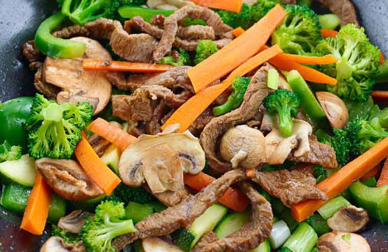 Frozen stir-fries