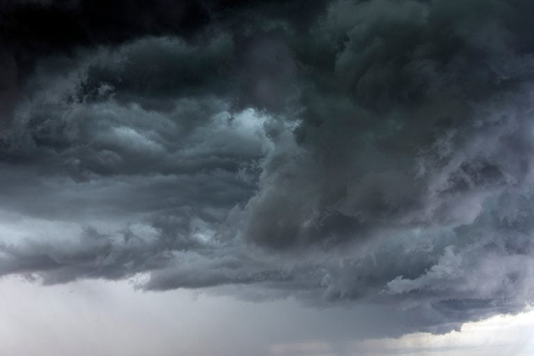 When a storm blows in