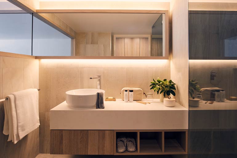 Prevent bathroom mirrors from fogging