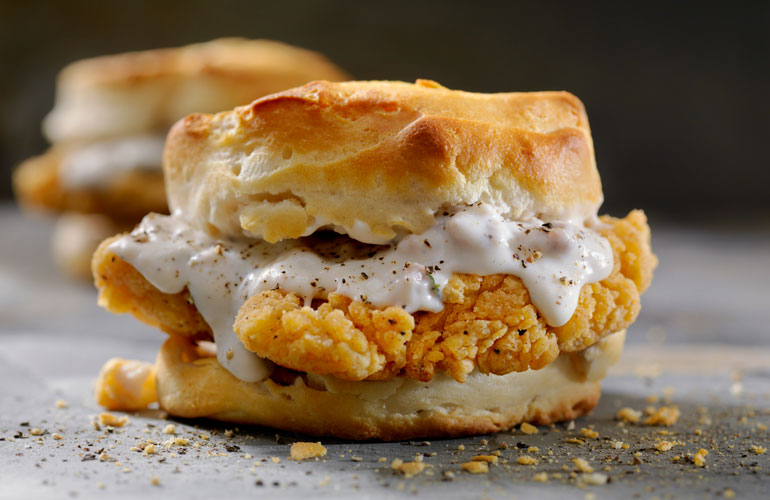 Fried chicken sandwich
