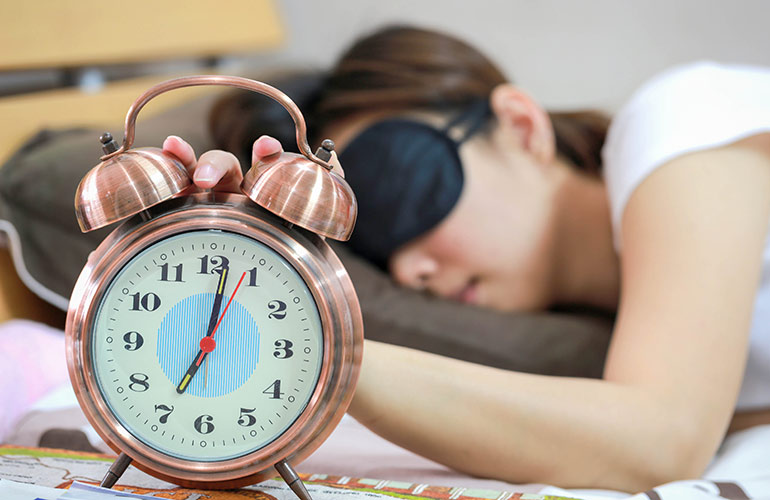 2. Wake up at the same time every day
