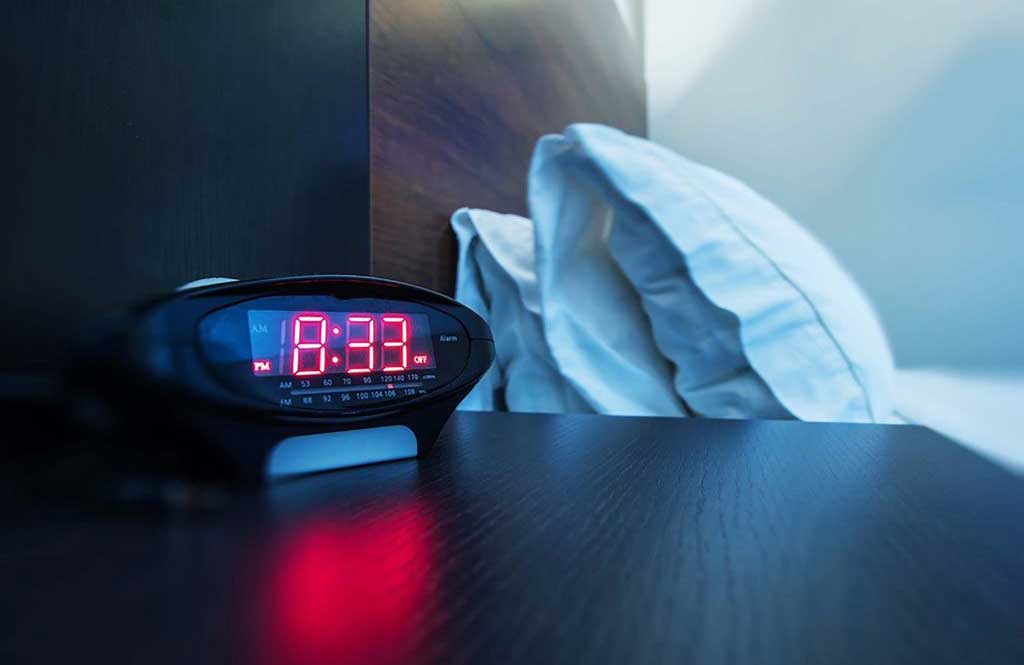 Going to bed too early