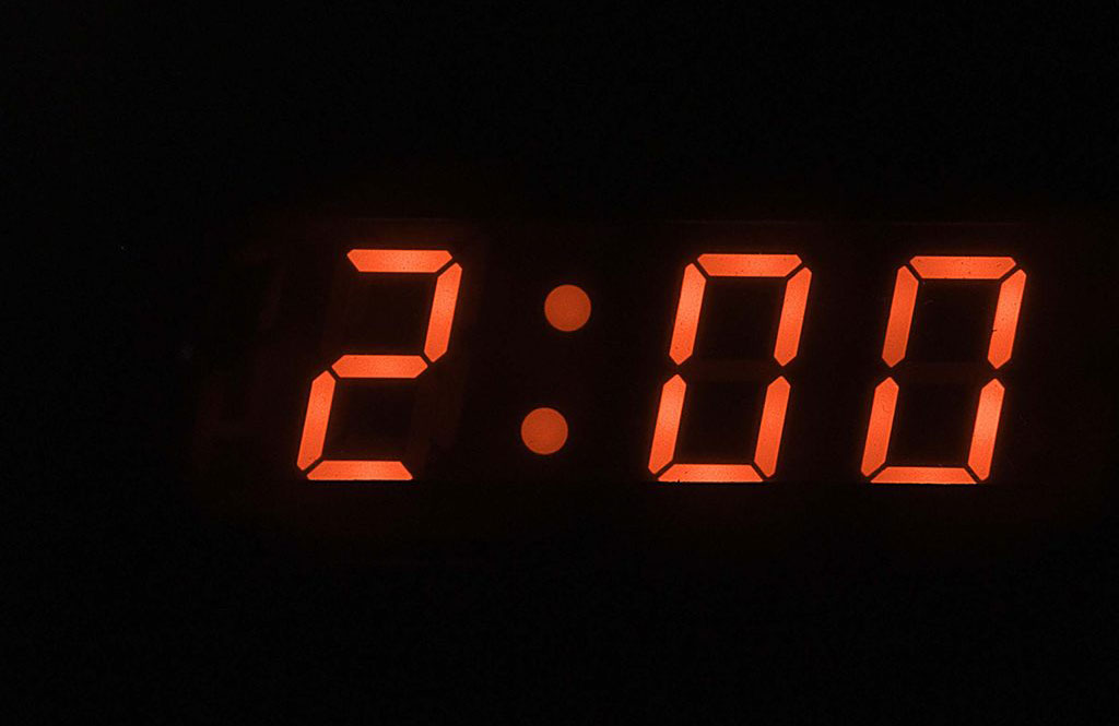 Staring at the clock