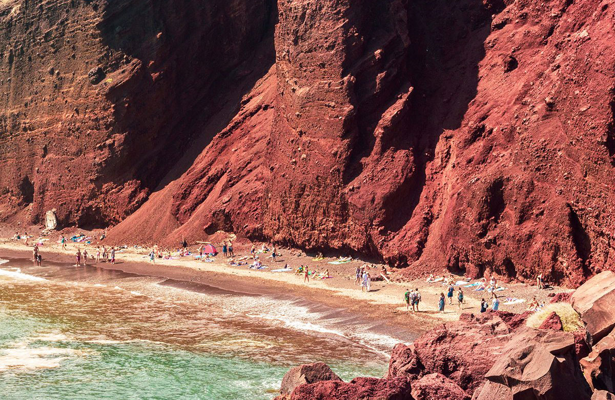 Red Beach, Santorini, Greece