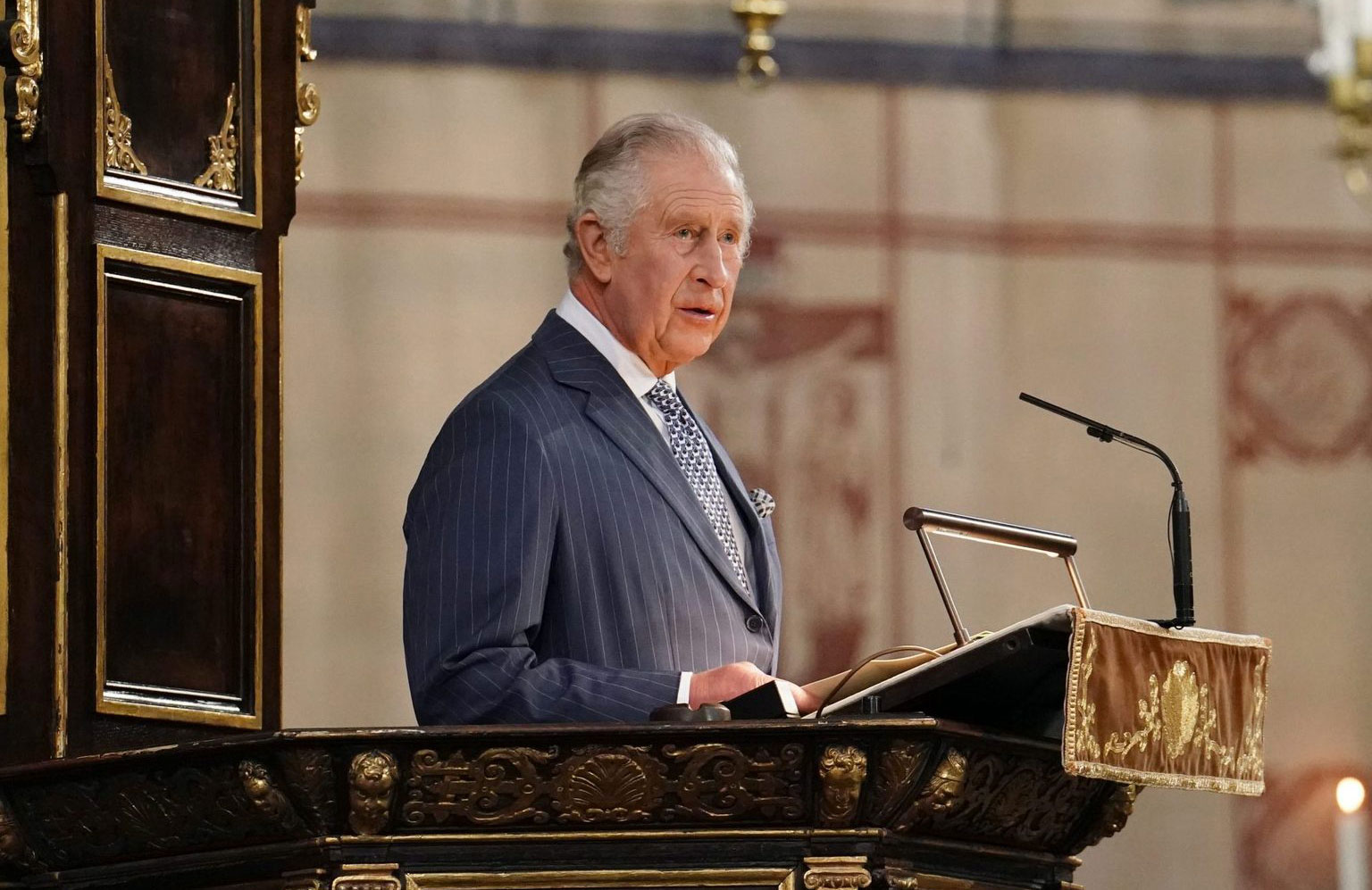 The coronation of King Charles