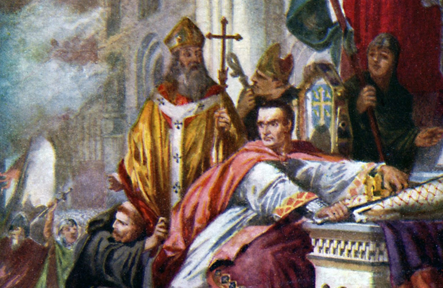 The coronation ceremony