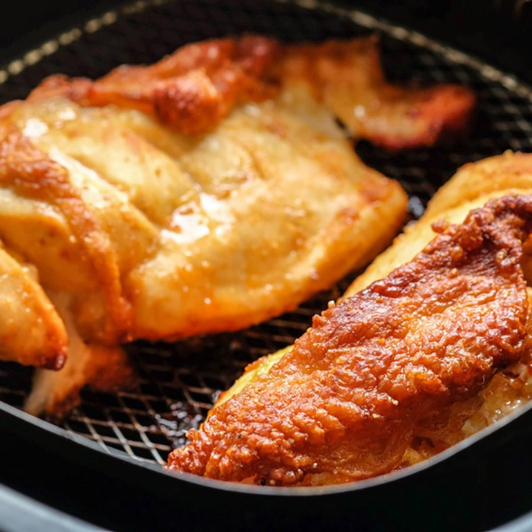 Cook food in a single layer for best results