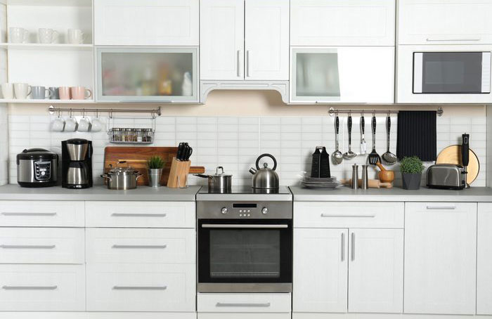 Store small appliances you don’t use on a daily basis