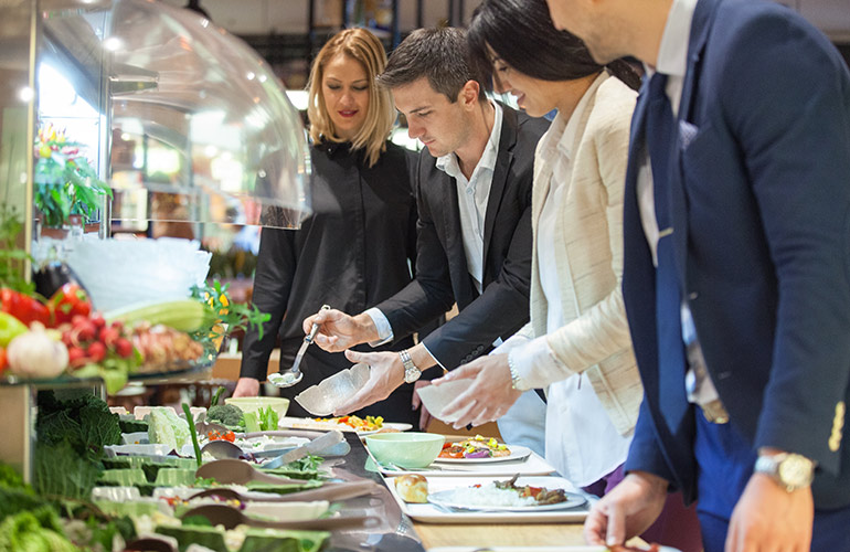 Sticking to the standard buffet