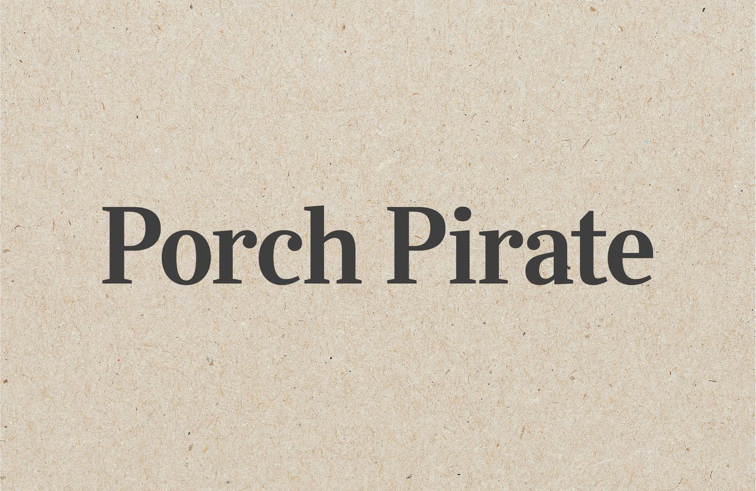 Porch Pirate
