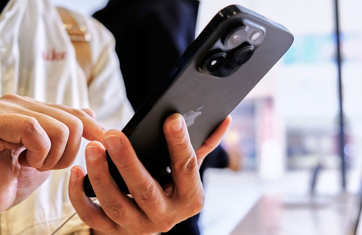 iPhone scrolling hack