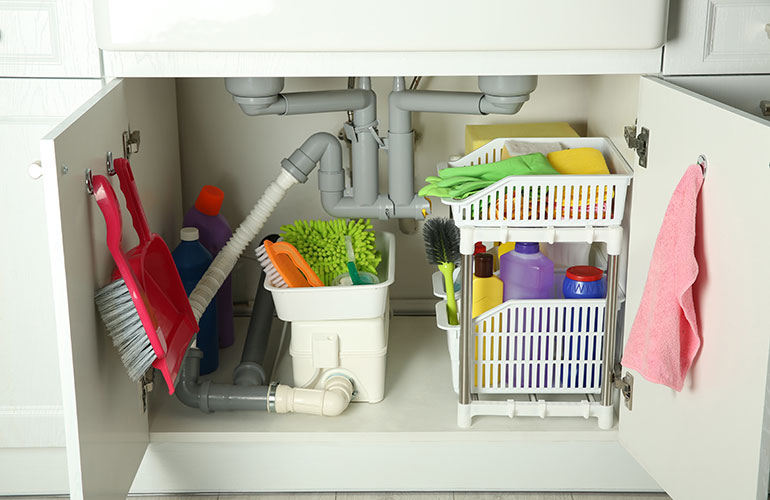 Providing your own cleaning products and tools