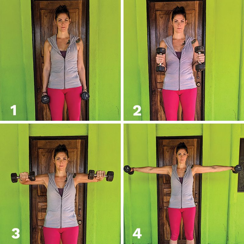 Dumbbell Poliquin raise