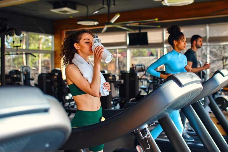 Working out at the gym is great for your health