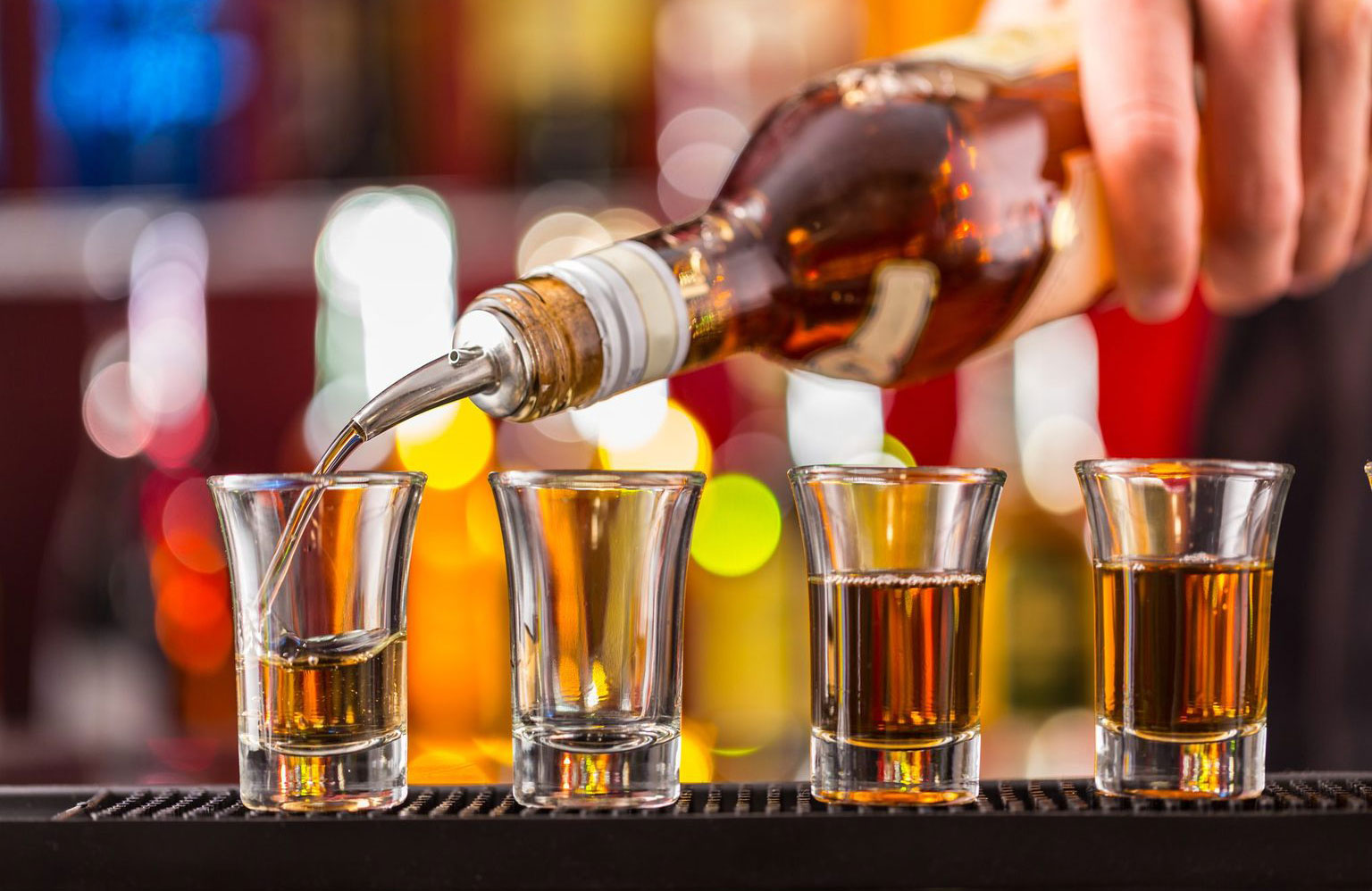 Asking them to do a shot with you