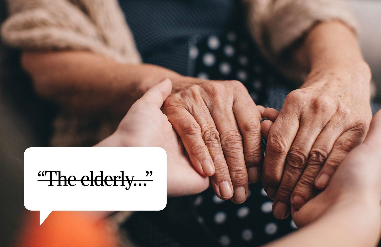 Using the phrase ‘the elderly’