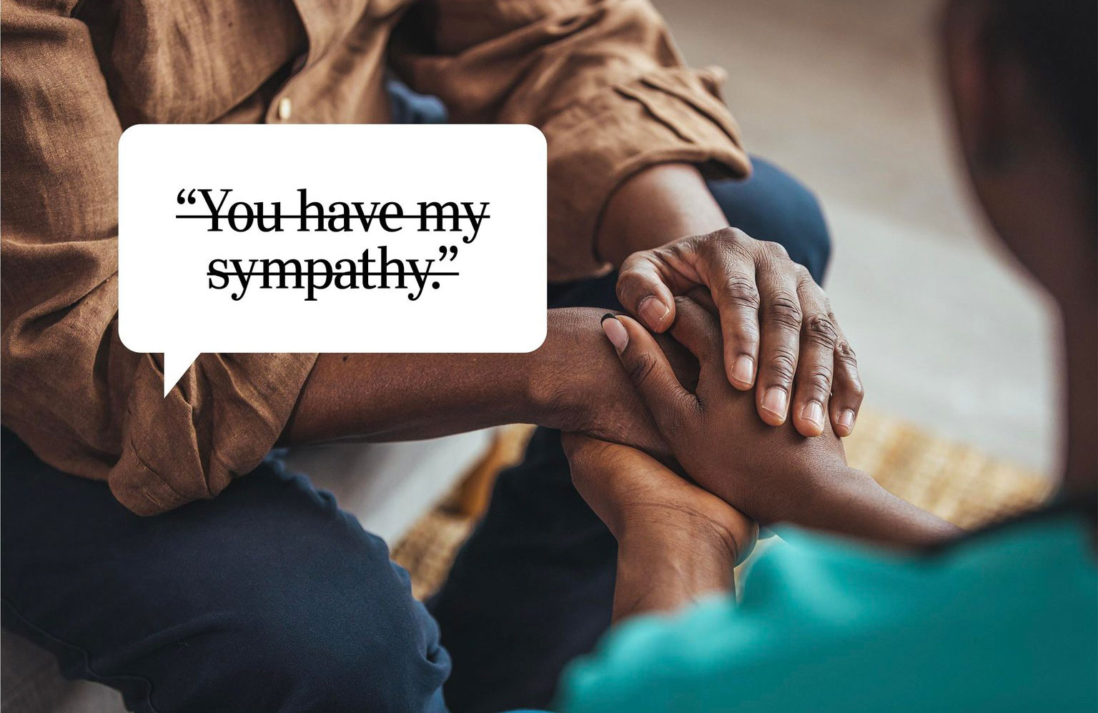 Offering your sympathy