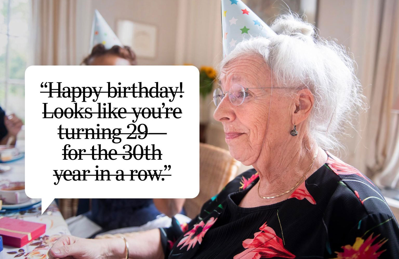 Cracking old-age jokes