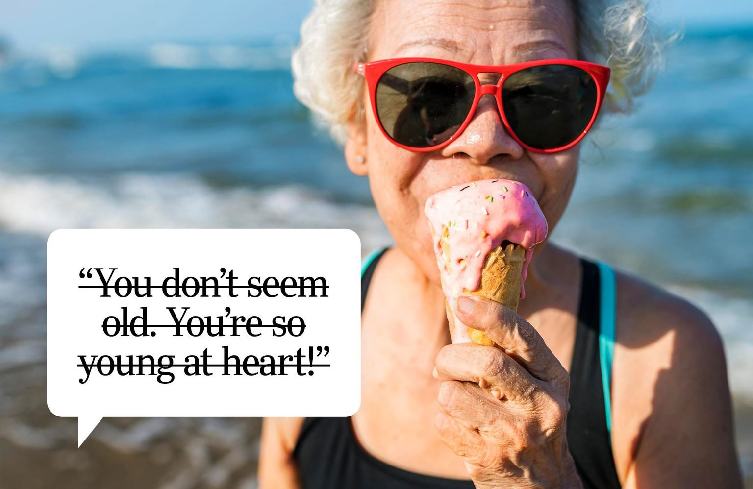 Calling someone young at heart