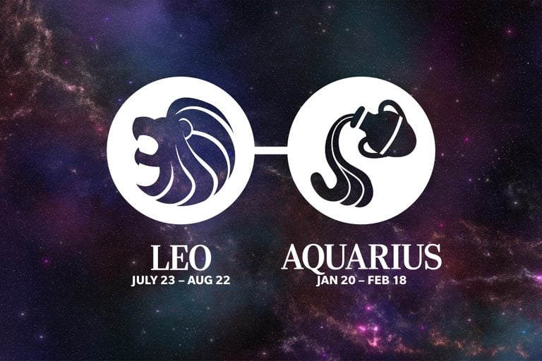 Leo and Aquarius