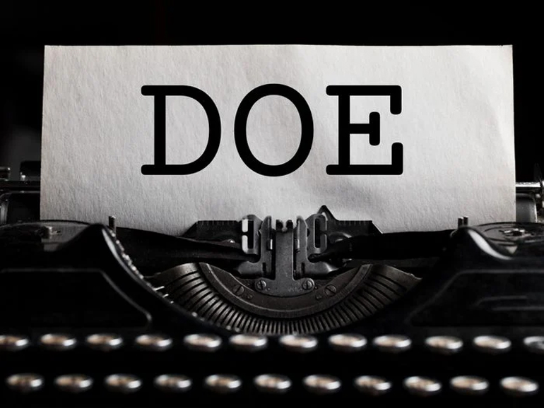 What does DOE stand for?