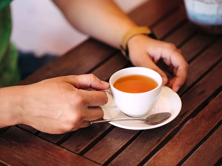 Slippery elm tea