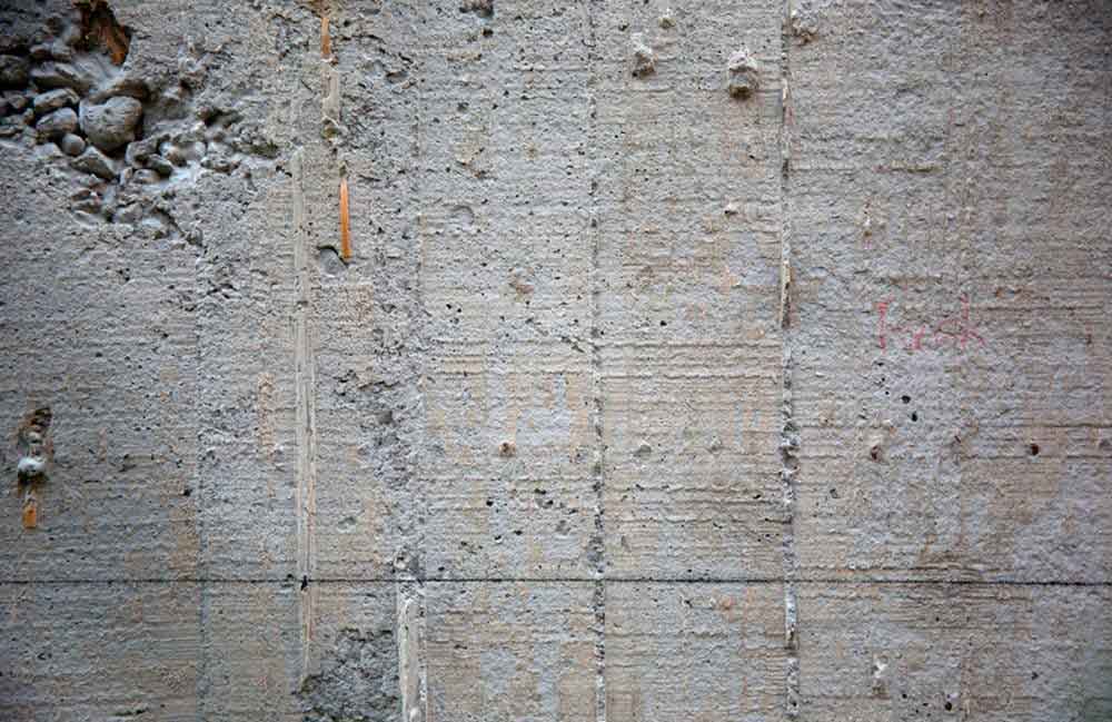 Touch concrete structures