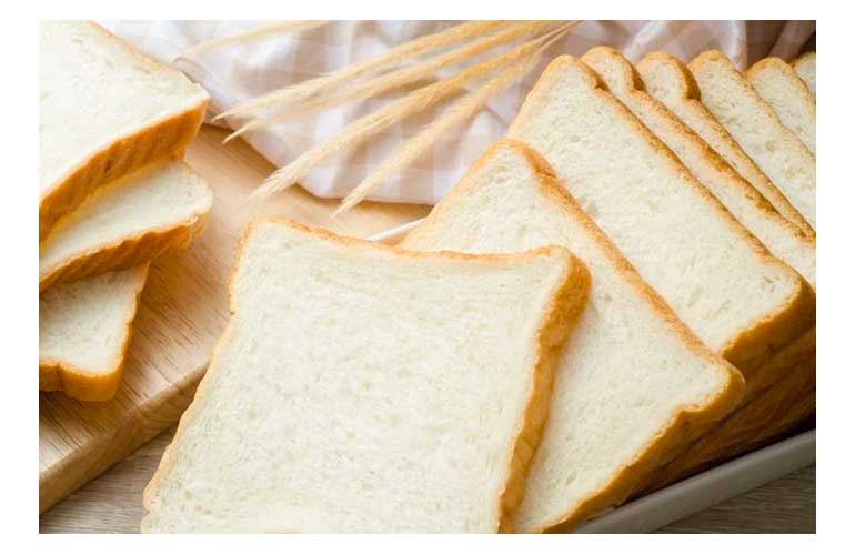 White bread, rice, and pasta