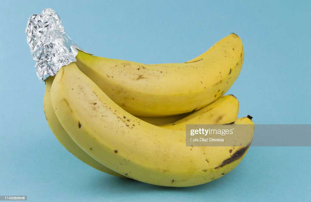 Wrap banana stems