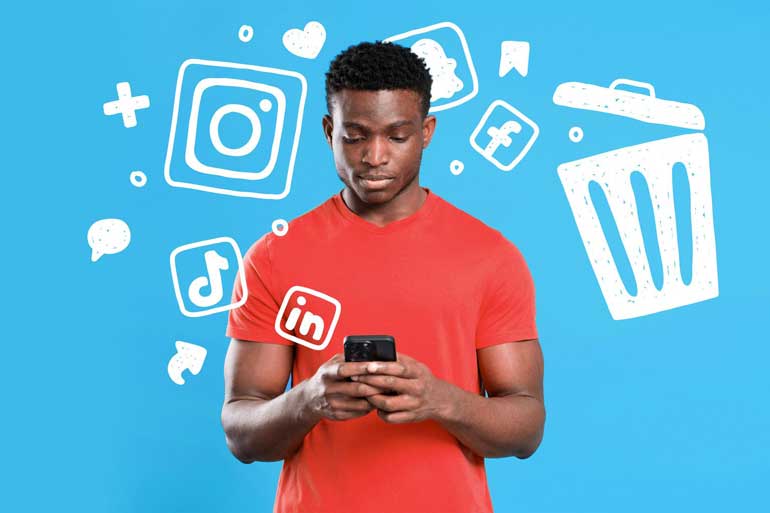 3. Delete your social media apps