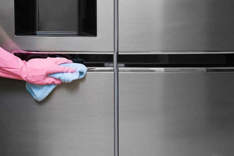 You’re not cleaning the fridge itself
