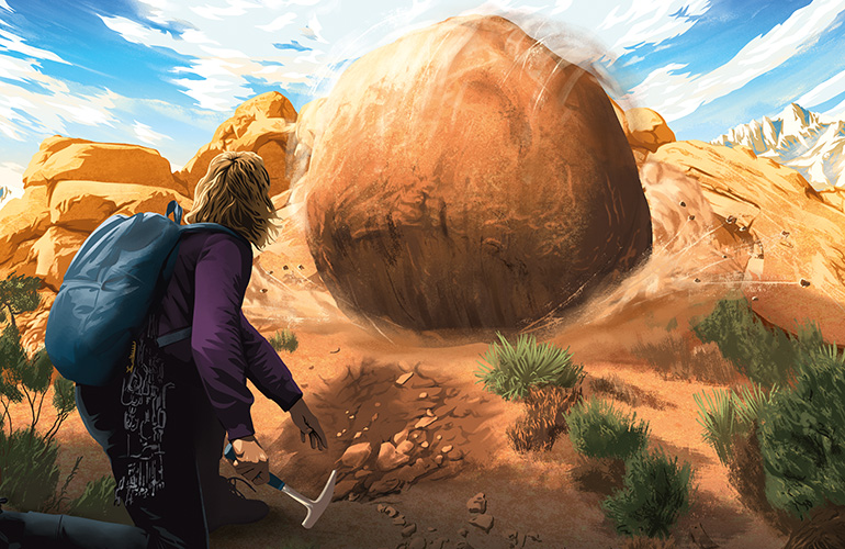 Between a rock and a hard place