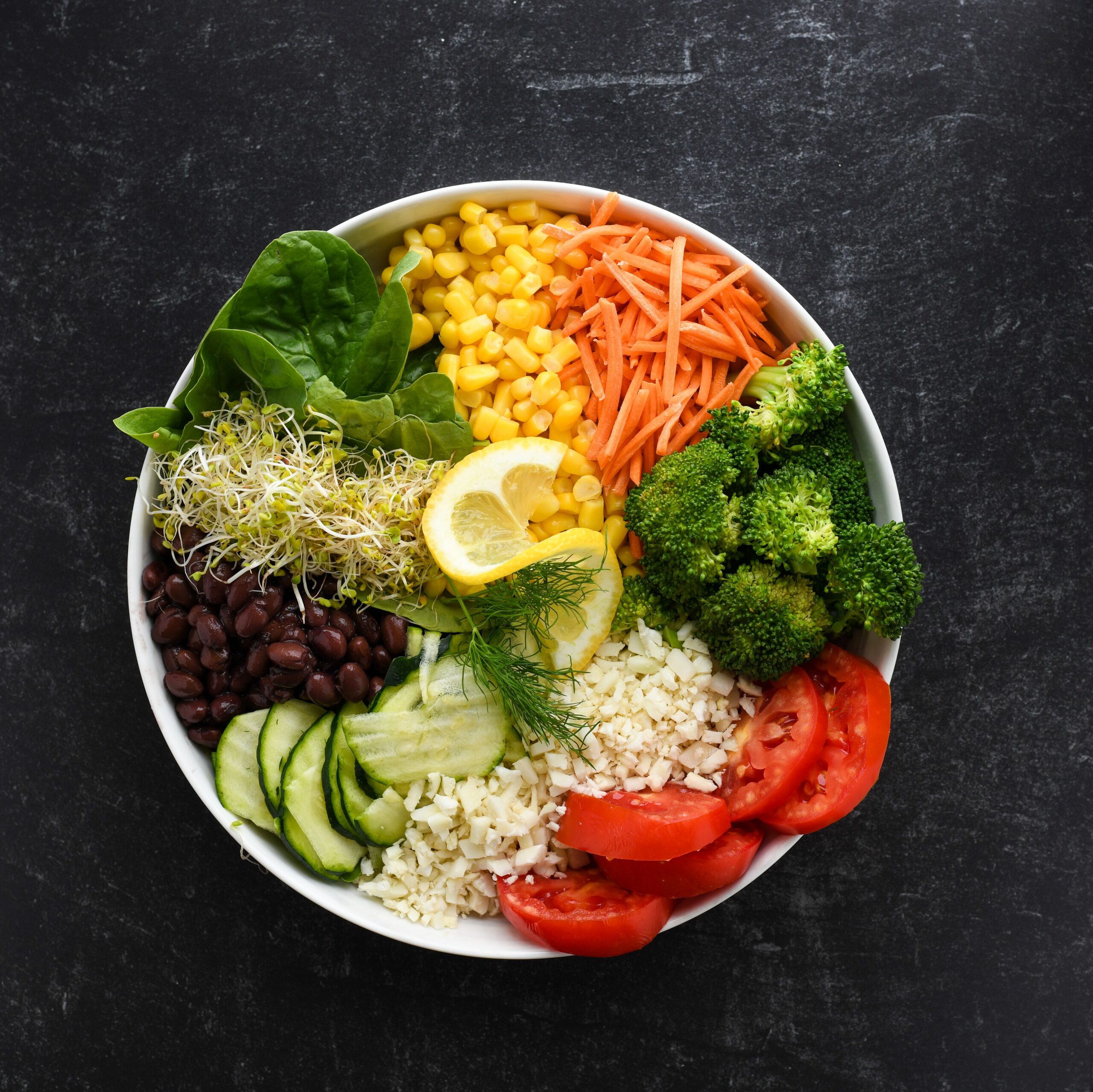 2. Fill your plate with whole, minimally processed foods