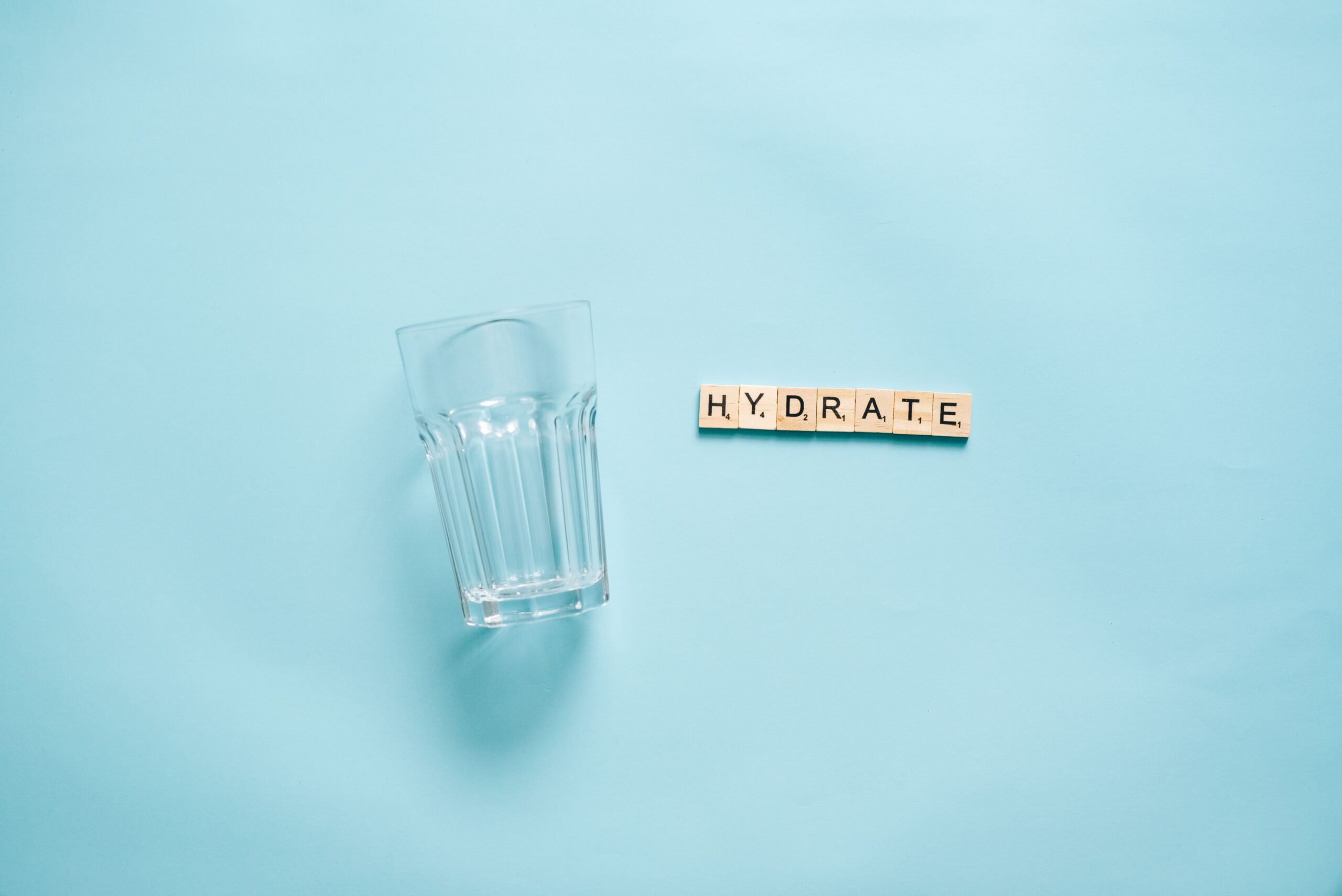8. Stay well hydrated
